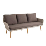 Фотография товара Прованс диван из искусственного ротанга трехместный, бежевый от компании ChiedoCover.