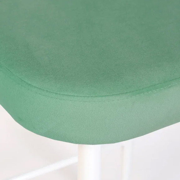 Стул Пиннате, барный, светло-зеленый, белый, велюр - фото 10