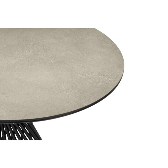 Керамический стол Вивиен 110 avenue grey sahara / черный Керамический стол Вивиен 110 avenue grey sahara / черный - фото 11