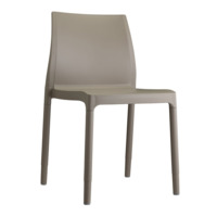 Настоящее фото товара Стул пластиковый Chloe Trend Chair Mon Amour, тортора, произведённого компанией ChiedoCover