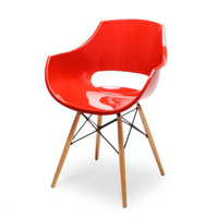 Настоящее фото товара Кресло Андреа, красный, произведённого компанией ChiedoCover