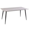 Стол обеденный Ballad, серый лак, черный Стол обеденный Ballad, серый лак, черный