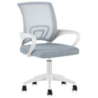 Фотография товара Кресло офисное TopChairs Simple SN, серый, пластик белый от компании ChiedoCover.