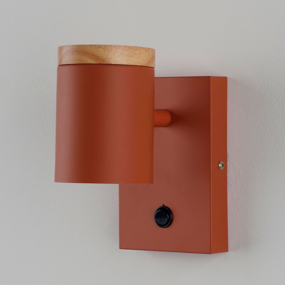 Светильник настенный Рик Ашесвуд, оранжевый - фото 5