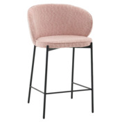 Фотография товара Стул полубарный Тисдейл букле розово-персиковый от компании ChiedoCover.