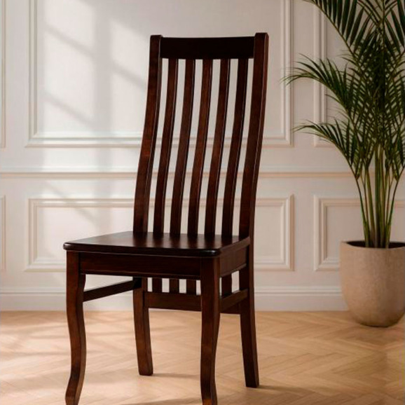 Деревянный стул Арлет венге коричневый жесткий Деревянный стул Арлет венге коричневый жесткий - фото 7