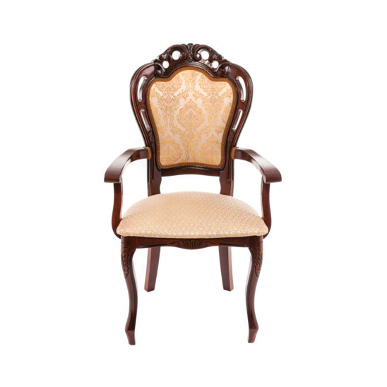 Кресло Bronte, вишня, с подлокотниками, патина - фото 2