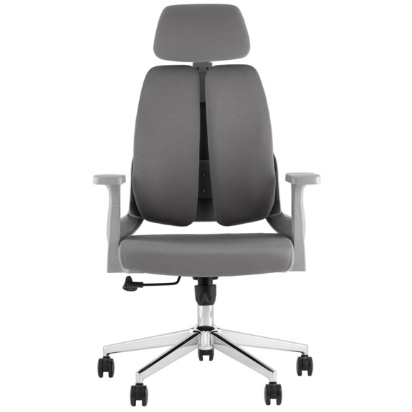 Кресло офисное TopChairs Kineo, серый - фото 2