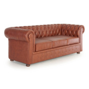 Диван-кровать Chesterfield Florence трехместный раскладной фиолетовый