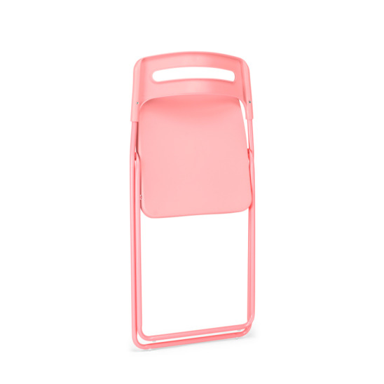 Стул пластиковый Fold, складной, розовый - фото 4