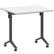 Фотография товара Стол мобильный складной белый, антрацит, 25 мм, 80*70 от компании ChiedoCover.