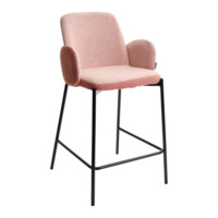 Настоящее фото товара Полубарный стул Nyx, розовый/ брусничный, произведённого компанией ChiedoCover