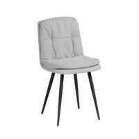 Настоящее фото товара Стул на металлокаркасе Майк светло-серый / черный, произведённого компанией ChiedoCover