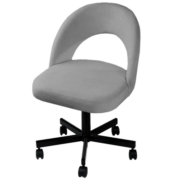 Стул Пиннате, пятилучие, серый, черный - фото 2