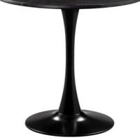 Фотография товара Тулип 90х73 мрамор черный / черный от компании ChiedoCover.