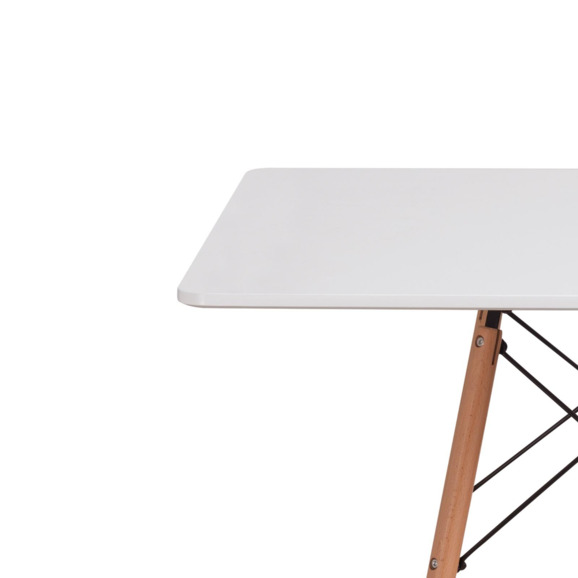 Стол EAMES, белый, 90*90 см - фото 4