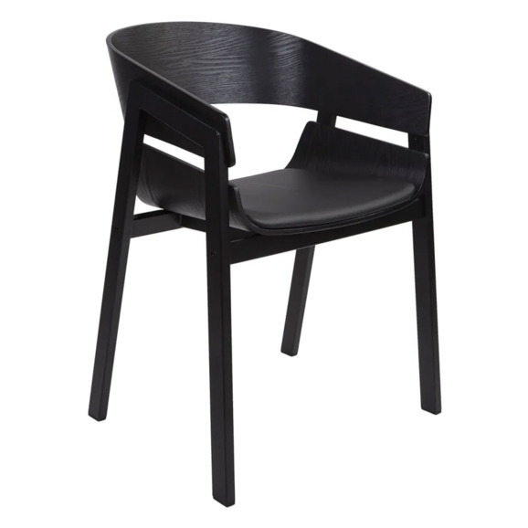 Стул деревянный Элькан, черный - фото 1