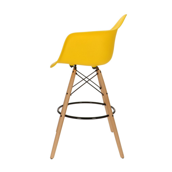 Кресло Eames DAW Барное Желтое - фото 4