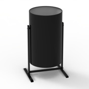 Фотография товара Урна металлическая уличная УРТ-19, черная от компании ChiedoCover.