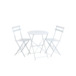  Комплект стола и двух стульев Бистро белый