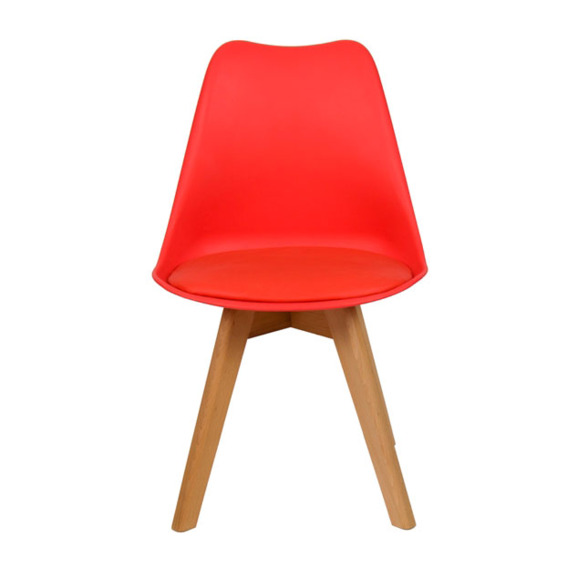 Стул Eames W красный - фото 2
