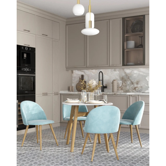 Стол обеденный Target 80*80 белый ножки массив бука - фото 5