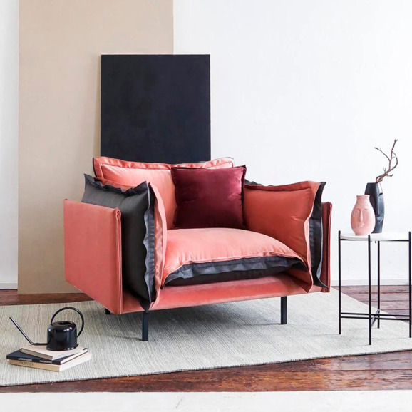 Кресло Barcelona, серый, коричневый - фото 3