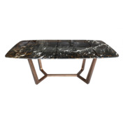 Фотография товара Стол обеденный Vetta, 200х100х76, коричневый мрамор от компании ChiedoCover.