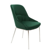 Фотография товара Кресло Этна зеленое, основание хром от компании ChiedoCover.