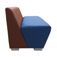 Фотография Секция Бальдор двухместная, коричнево-синяя Фотография товара Секция Бальдор двухместная, коричнево-синяя от компании ChiedoCover.