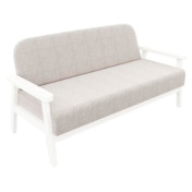 Фотография товара Диван Флори-М textile белая эмаль grey от компании ChiedoCover.