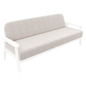 Фотография товара Диван Флори-Б textile белая эмаль grey от компании ChiedoCover.