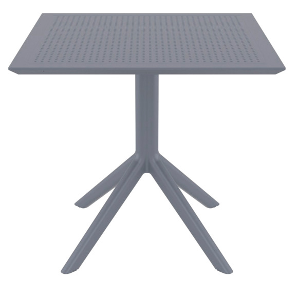 Стол пластиковый Sky Table темно-серый - фото 2