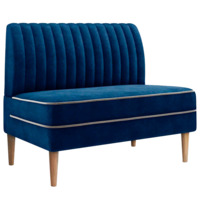 Настоящее фото товара Диван Nootropic, синий, произведённого компанией ChiedoCover