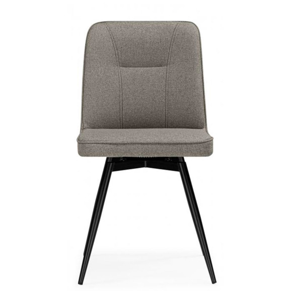 Стул на металлокаркасе Texas 3 поворотный светло-серый / черный Стул на металлокаркасе Texas 3 поворотный светло-серый / черный - фото 2