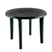 Фотография товара Стол пластиковый Rullo, круглый, темно-зеленый от компании ChiedoCover.