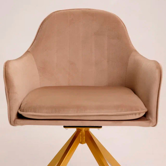 Кресло Сета, пирамида, бежевый, золотой - фото 8