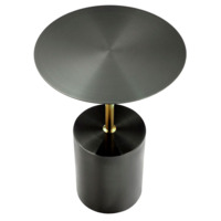 Фотография товара Кофейный столик Solid, чёрный, металл, 40 см от компании ChiedoCover.