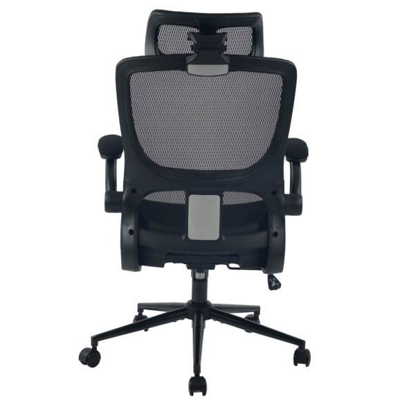 Кресло офисное TopChairs Tactus, черная сетка - фото 4