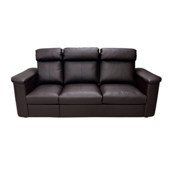 Диван Наполи трехместный раскладной, экокожа долларо, темно-коричневый - фото 6