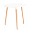 Настоящее фото товара Стол круглый EAMES DST NEW, D80, белый, произведённого компанией ChiedoCover