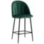 Фотография Стул полубарный Логан SN, велюр, зелёный от производителя ChiedoCover, картинка продукции, реальное фото товара Настоящее фото товара Стул полубарный Логан SN, велюр, зелёный, произведённого компанией ChiedoCover