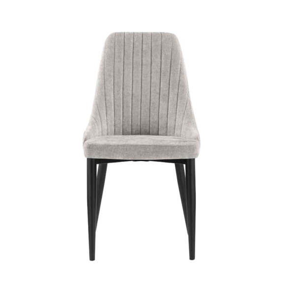 Стул на металлокаркасе Kora black / gray - фото 2