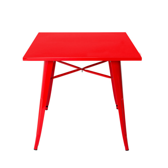 Стол Tolix 800*800, красный - фото 2