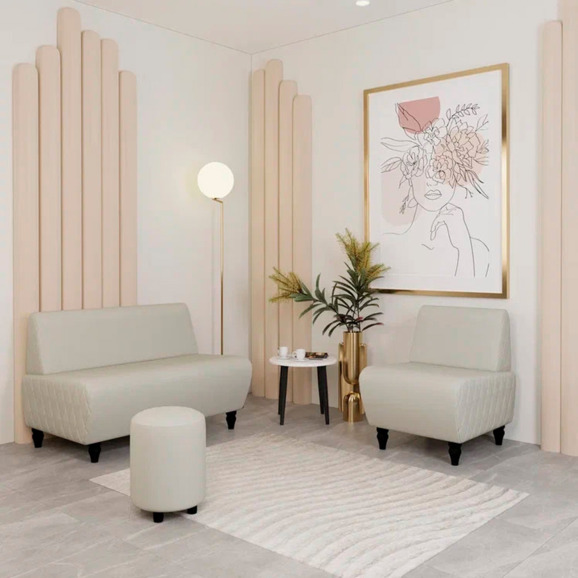 Пуф Тепал, велюр, бежевый - фото 6