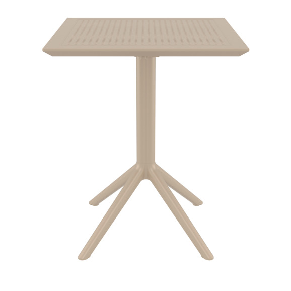 Стол складной Sky Folding Table, 600*600, бежевый - фото 2