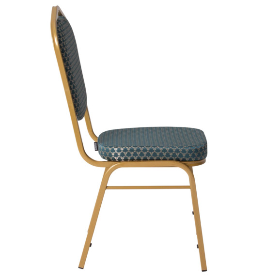 Стул Хит 20, жаккард Розел 04, каркас золото - фото 8