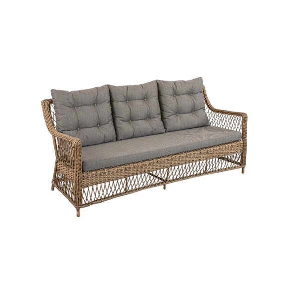 Диван Рум, американский орех, ротанг Диван Рум, американский орех, ротанг - фото 1