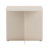 Фотография Столик журнальный Laura, металл, светло-серый Фотография товара Столик журнальный Laura, металл, светло-серый от компании ChiedoCover.