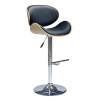 Фотография Стул барный Flux, дуб, черный от производителя ChiedoCover, картинка продукции, реальное фото товара Настоящее фото товара Стул барный Flux, дуб, черный, произведённого компанией ChiedoCover